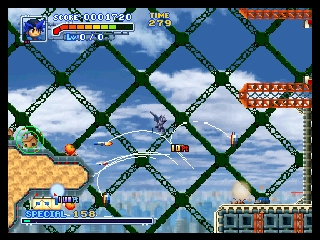 Bakuretsu Muteki Bangaioh (Japan) In game screenshot